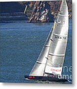 Oracle Racing Team Usa 76 International America's Cup Sailboat . 7d8069 Metal Print