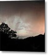 Orange Mist Metal Print