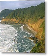 Oregon Coastline Metal Print
