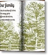 Our Family Roots Metal Print