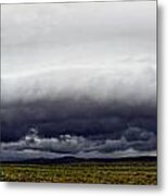 Outback Storm Panorama Metal Print