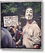 Ows Occupy Wall Street Metal Print
