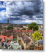 Oxford Cityscape Panorama Metal Print