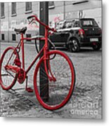 Paint The Town Red Metal Print