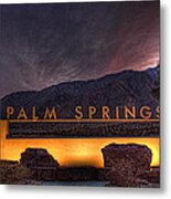 Palm Springs Gateway Metal Print