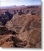 Panormaic View Of Canyonland Metal Print