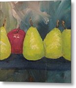 Pears With Apple Metal Print