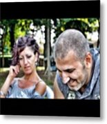 #people #folk Metal Print