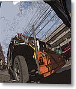 Philippines 1292 Jeepney Metal Print