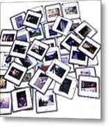 Pile Of Color Slides Metal Print