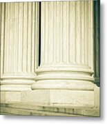 Pillars Of Law And Justice Us Supreme Court Metal Print