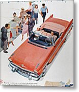 Pontiac Advertisement 1957 Metal Print