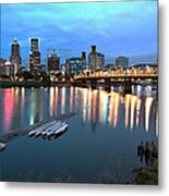 Portland Morning Metal Print