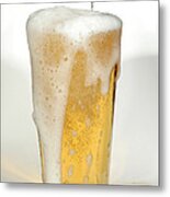 Pouring Beer Metal Print