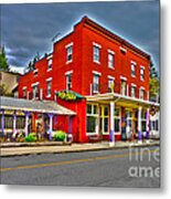 Purple Fiddle In Thomas Wv Metal Print