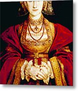 Queen Anne Of Cleves 1515-1557, Fourth Metal Print