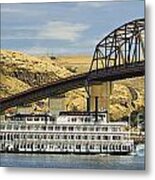 Queen Of The West Paddlewheeler Metal Print