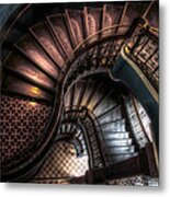 Qvb Stairwell Metal Print