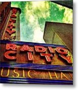 Radio City Music Hall Metal Print