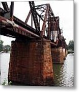 Railroad Bridge 1 Metal Print