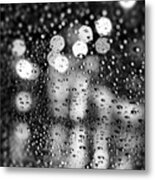 Rain Drops #rainy #raining #raindrops Metal Print