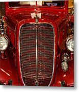 Red Ford Metal Print