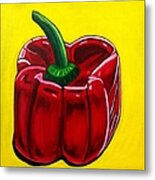 Red Pepper Metal Print