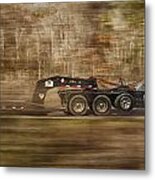 Red Truck In North Carolina Metal Print