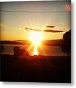 Redsky Metal Print