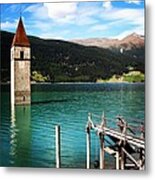 Reshen Lake Metal Print