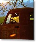 Retirement For An Old Truck Metal Print