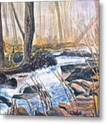 River Rush Metal Print