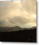 Road Up Mauna Kea Metal Print