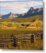Rocky Mountain Ranch Metal Print