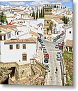 Ronda Town In Andalusia Metal Print