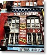 S. Beckenstein - Orchard Street - New York City Metal Print