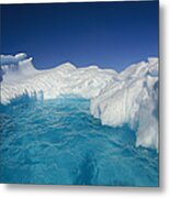 Sculpted Iceberg, Terre Adelie Land Metal Print