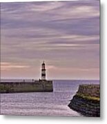 Seaham Harbour Metal Print