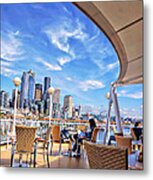 Seattle From Ncl Deck Metal Print