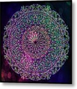 Shadow Mandala Metal Print