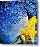 She Rests Metal Print