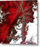 Sichuan Landslides, Post Earthquake Metal Print