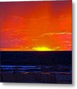 Sky Fire Metal Print