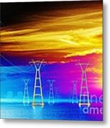 Something's Wrong At The Plant Metal Print