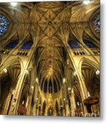 St Patrick's Cathedral - New York Metal Print