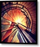 #staircase #stairs #spiral Metal Print