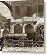 Steam Electricity. Metal Print