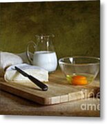 Still Life With Egg Metal Print