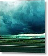 Storm Approaching Metal Print