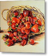 Strawberry Metal Print